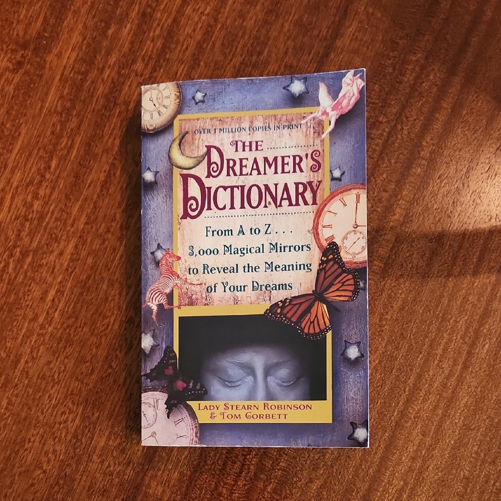 The Dreamer's Dictionary Book - Purple Cover with Butterfly Artwork